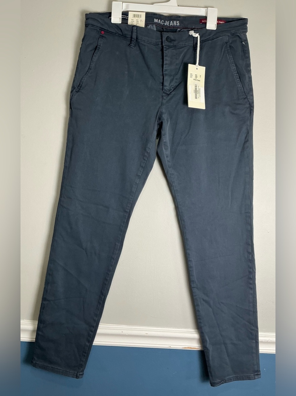 MAC JEANS Men's Dark Navy Chino Pants